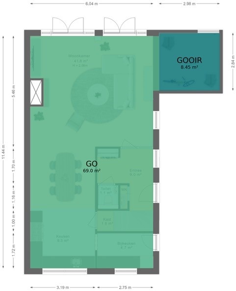 mediumsize floorplan